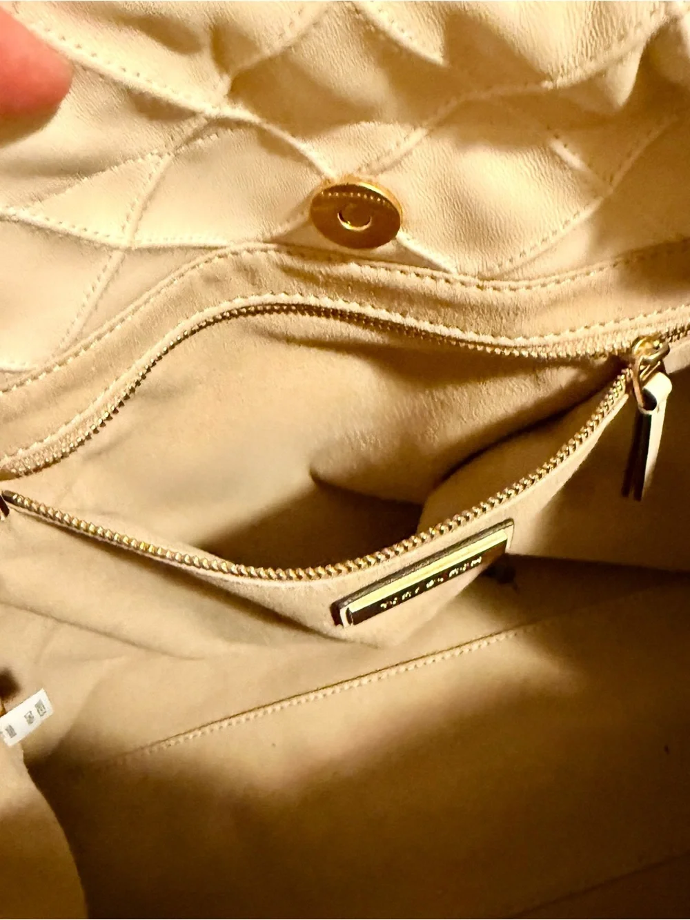 Tory Burch Fleming Large Hobo Bag - Large, Cream